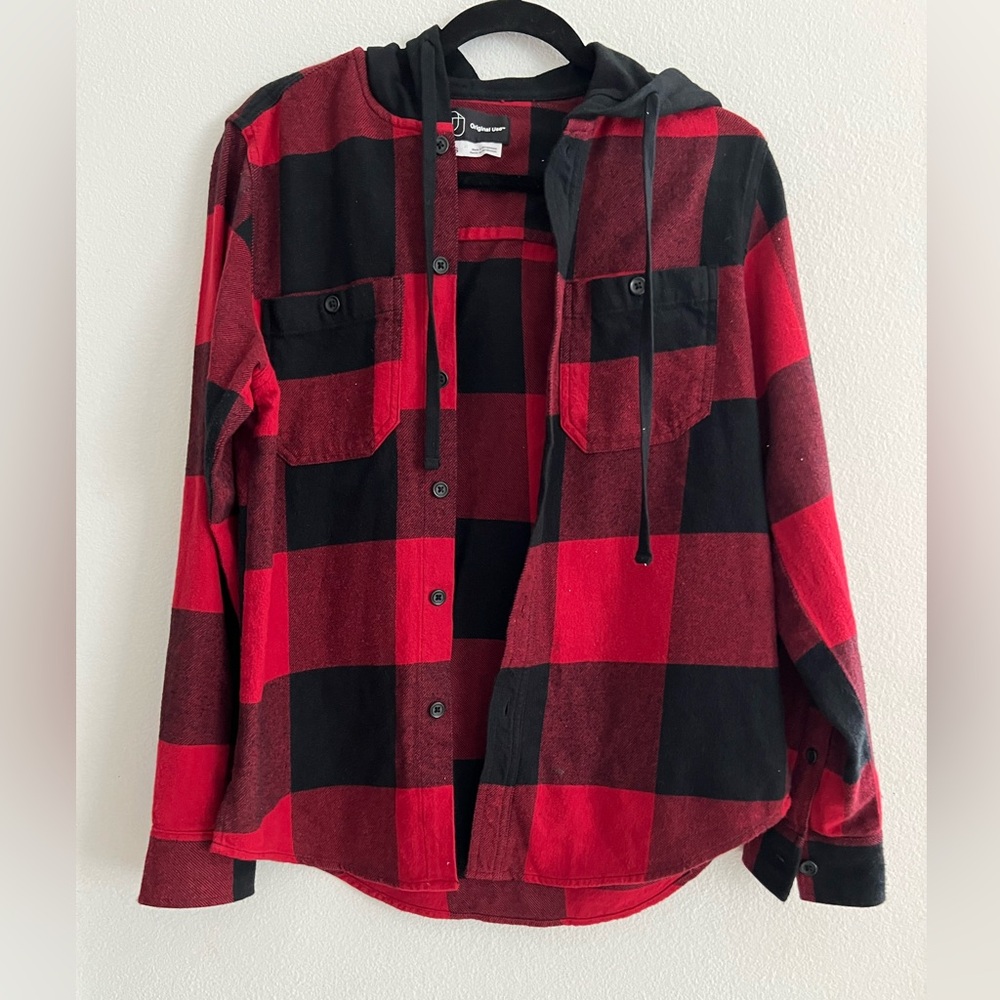 Original Use Red and Black Checkered Shirt - Picture 1 of 14